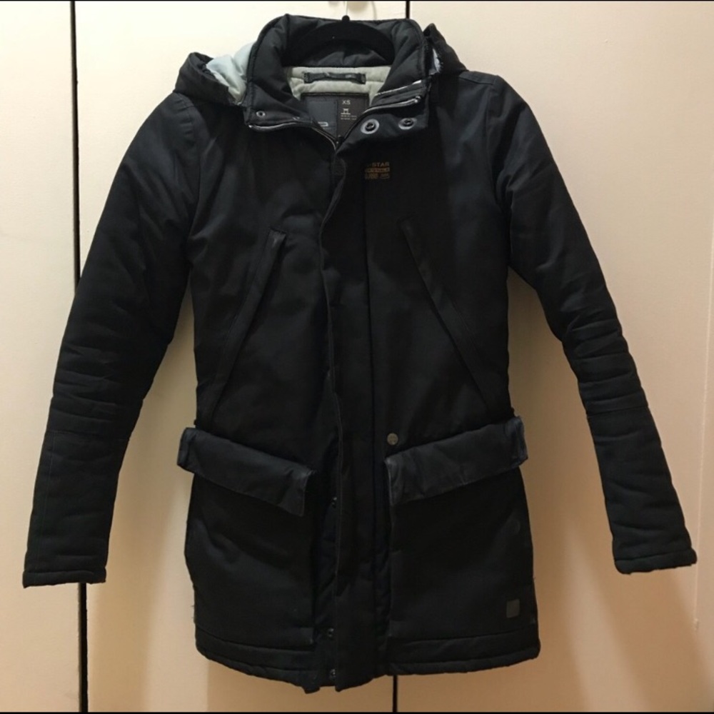 RAW G-Star Navy Blue Winter Coat Jacket